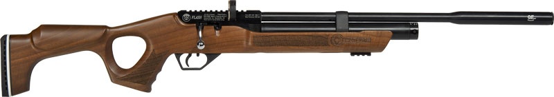 Hatsan Flash Qe .22 Pcp 1120 Fps Walnut\/Blued W\/ 2 Mags