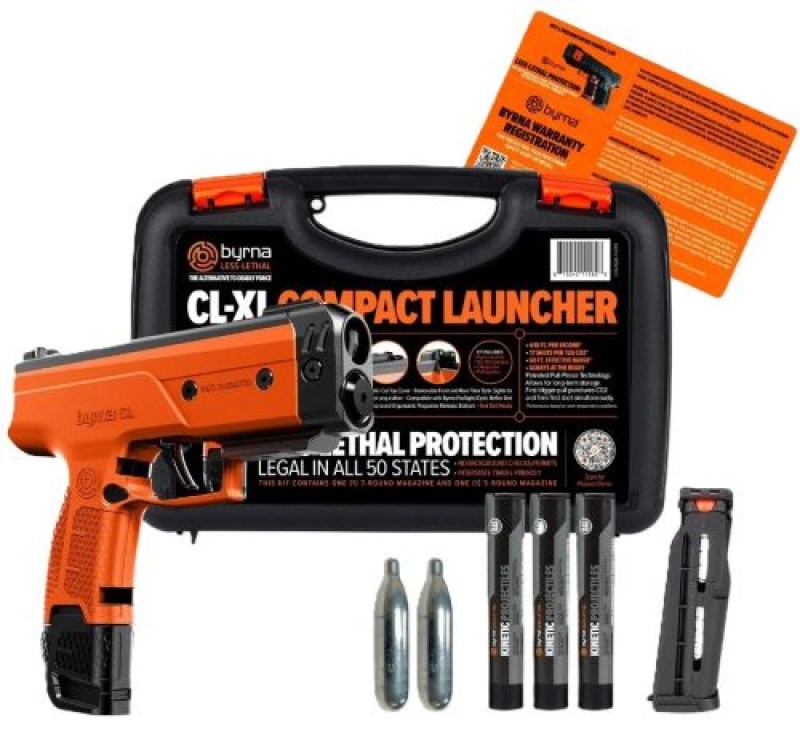 Byrna CL-XL Universal Kit, Orange, 7Rd, 12G Boost, 15 Proj