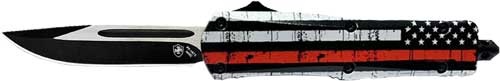 Templar Knife Large Otf Back The Red 3.5\" Blk Drop Point