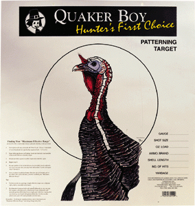 Quaker Boy Paper Target Turkey 20" X 20" 100-Pack
