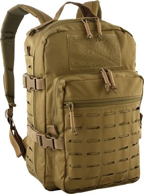 Red Rock Transporter Day Pack W/Laser-Cut Molle in Coyote Tan