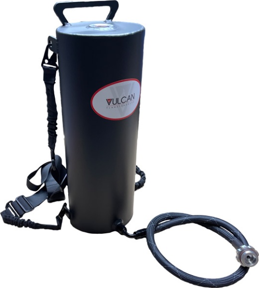 Vulcan Flamethrowers V9-E Backpack 2 Gallon W/Shdr Strp!