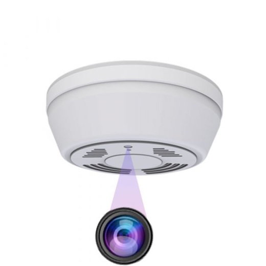 Fuma - HD WiFi Nanny Cam Dummy Smoke Detector with IR Night Vision and 6 Months Battery Life