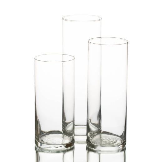 Eastland Cylinder Vases 7.5", 9", & 10.5" Set Of 36